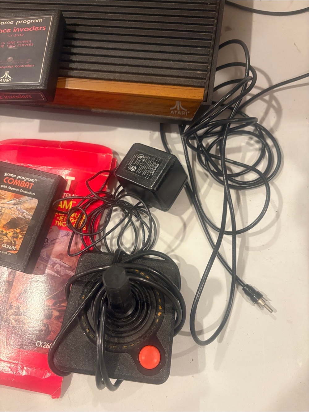 Atari Classic Video Computer System Console with Joysticks Not tested (as is) - Picture 6 of 7